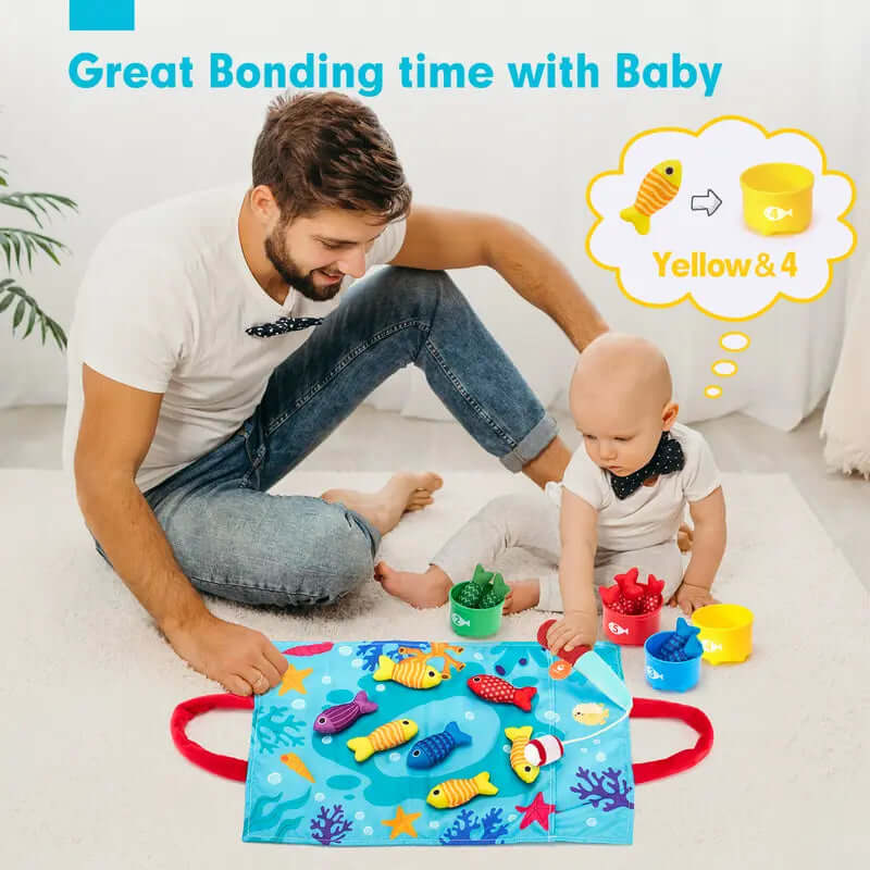 TinyFish™ Montessori Fishing & Sorting Set