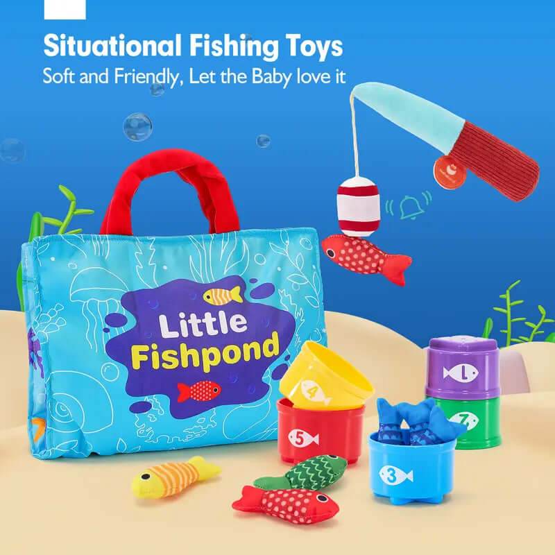 TinyFish™ Montessori Fishing & Sorting Set