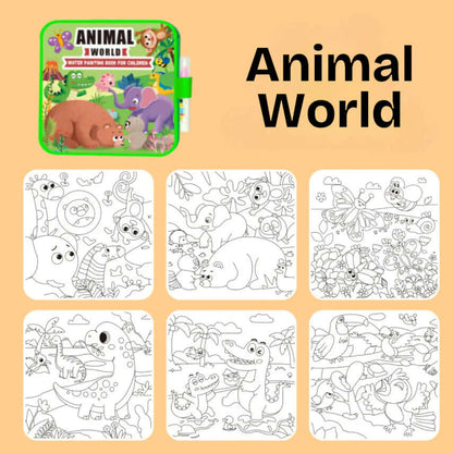 Montessori Mess-Free Water Coloring Book