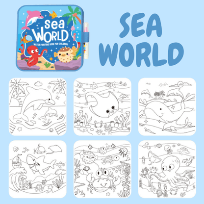 Montessori Mess-Free Water Coloring Book