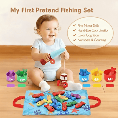 TinyFish™ Montessori Fishing & Sorting Set