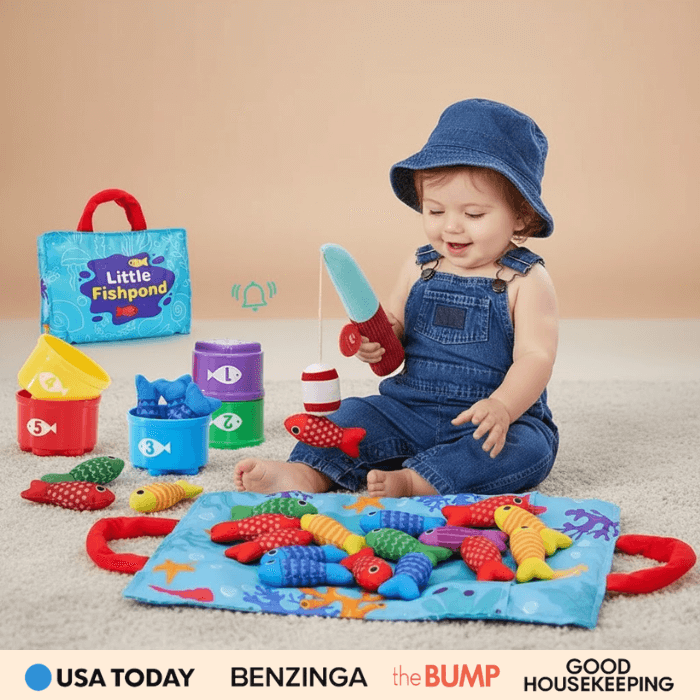 TinyFish™ Montessori Fishing & Sorting Set