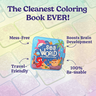 MagicReveal™ Mess-Free Coloring Book + Magic Marker – Nuesthetics