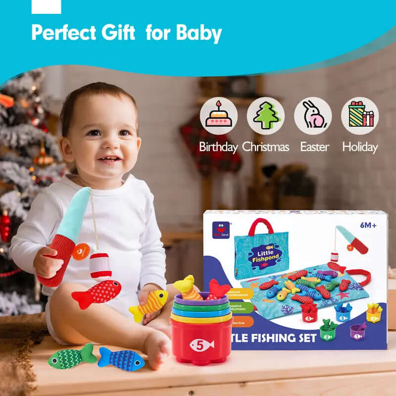 TinyFish™ Montessori Fishing & Sorting Set